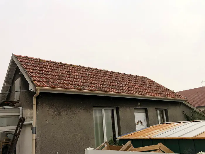 Chantier de toiture réalisé par Grandpierre Fils